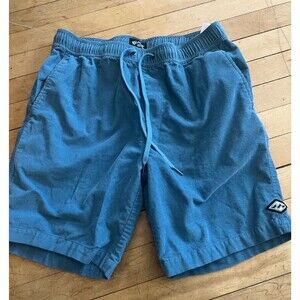 Billabong Shorts Mens Size Small Blue Corduroy Dock Shorts Preppy OP 80's Surf